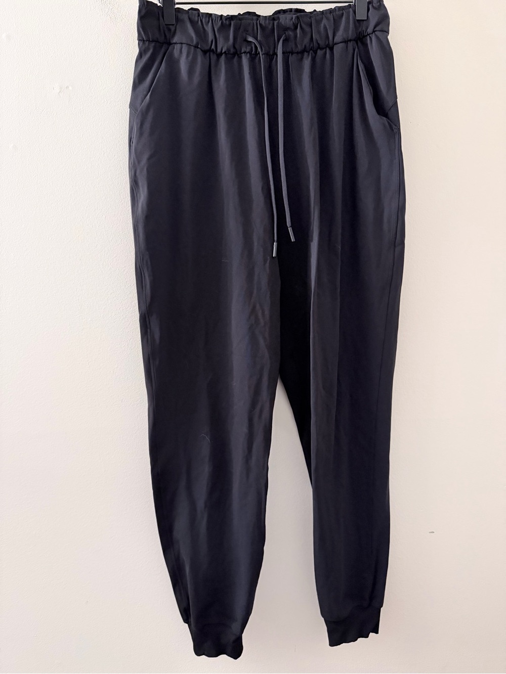 Lululemon Stretch High Rise Jogger Black LW5DQDS Women Size 8